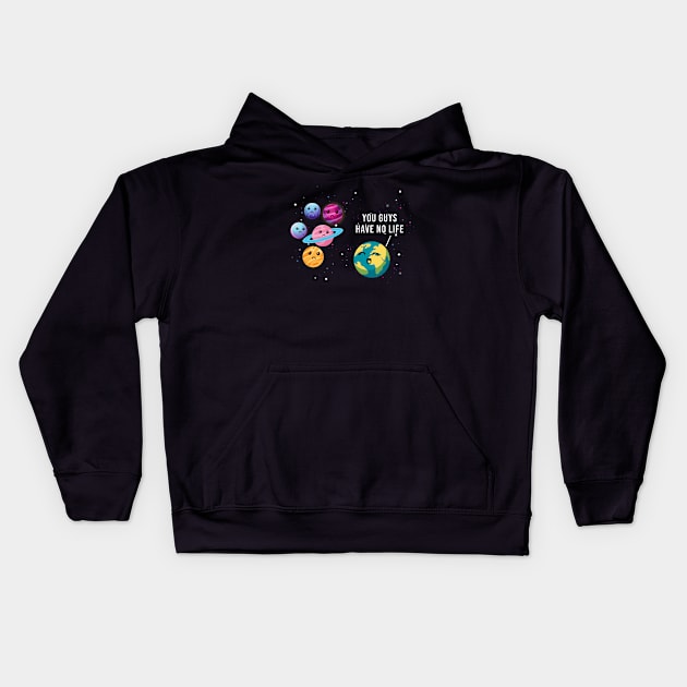 Astronomy lover Kids Hoodie by teesumi